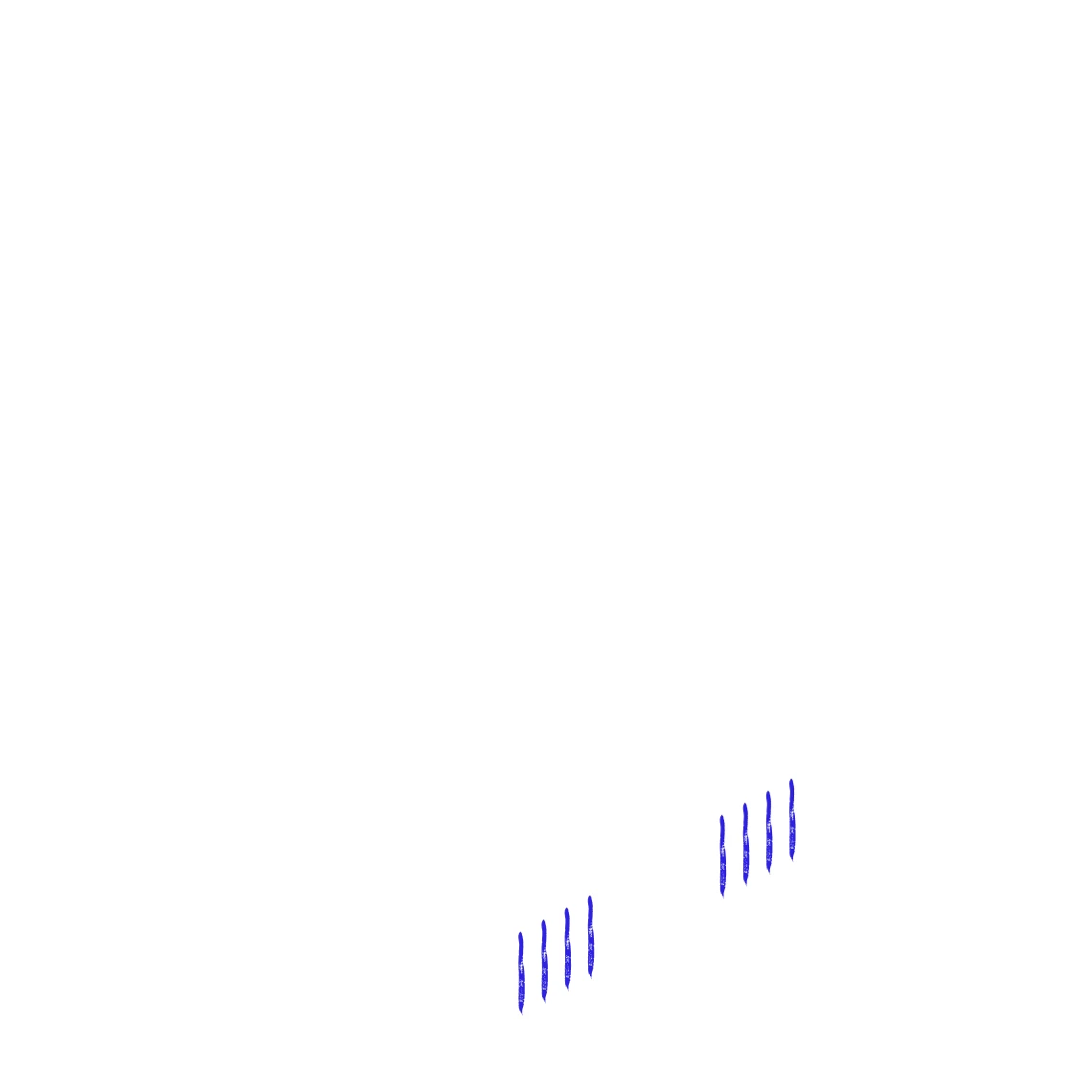 Quantum computing chip with glowing particles and data flow